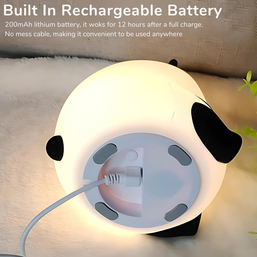 Silicone Panda/ Lamp Silicon/ Silicone Night Light/ Silicon Night Lamps/ Silicon Touch Panda Night Lamp