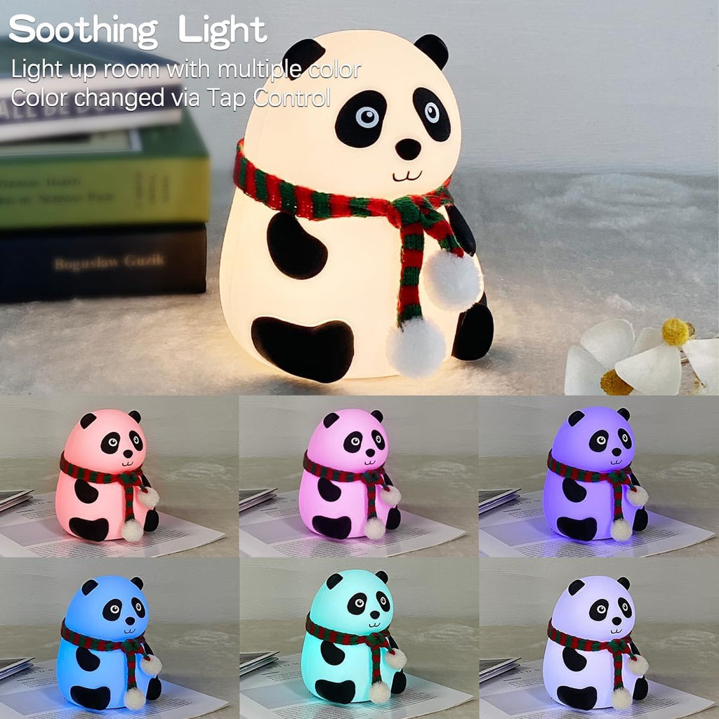 Silicone Panda/ Lamp Silicon/ Silicone Night Light/ Silicon Night Lamps/ Silicon Touch Panda Night Lamp