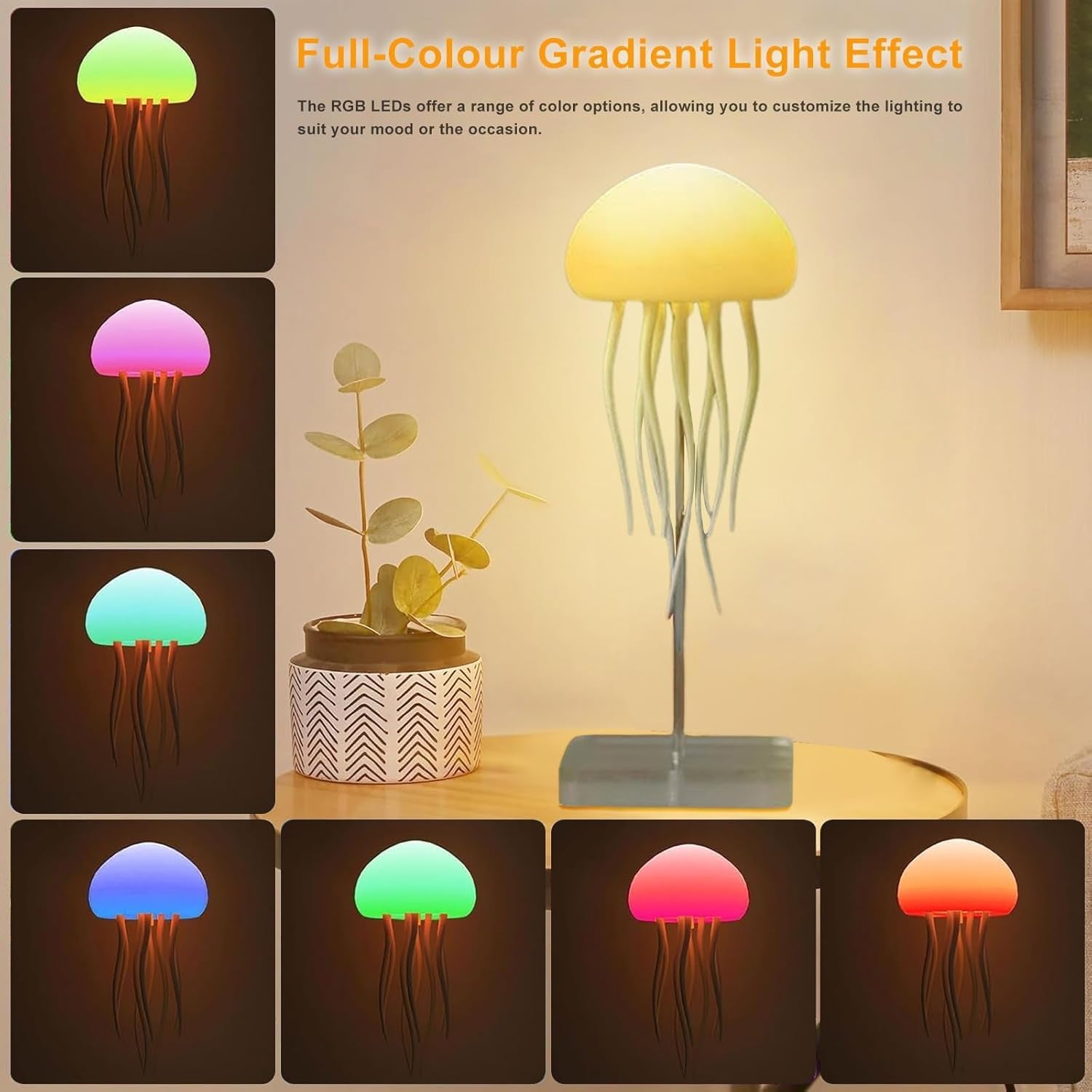 Rgb Floating Jellyfish Lamp