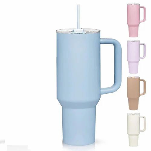 1200ML Stainless Steel Tumbler Straw